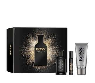 Hugo Boss Bottled Parfum for Men Three Piece Holiday Gift Set