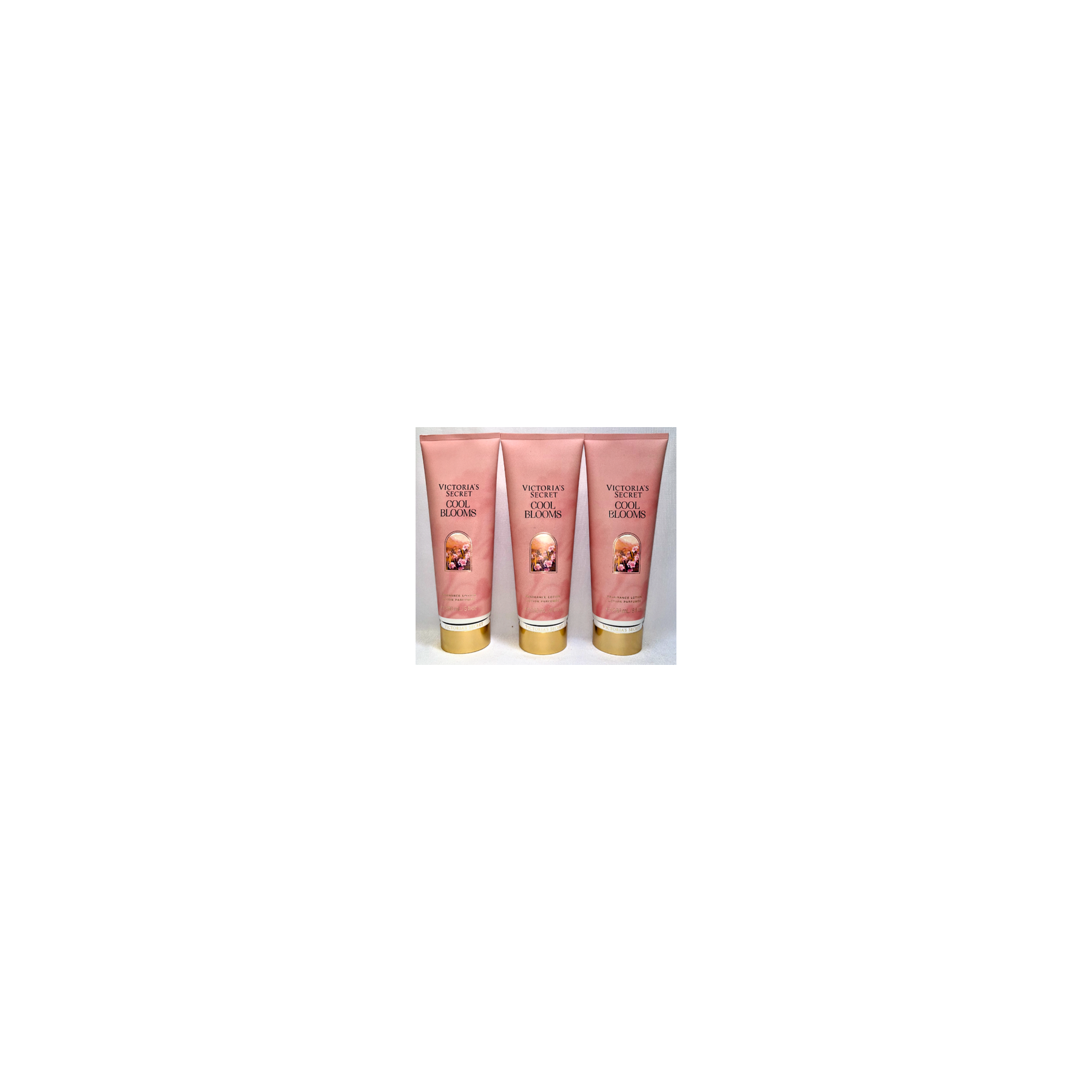 Cool Blooms Victoria's Secret Fragrance Lotion 8 Ounces - Pack of 3