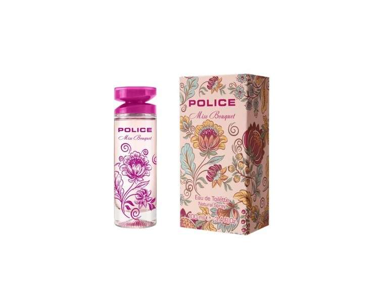 Police Miss Bouquet EDT Woman's Perfume 100ml Original with Gift Samples