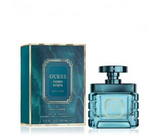 GUESS Uomo Acqua Eau de Toilette Cologne Spray For Men 1.7 Fl. Oz.