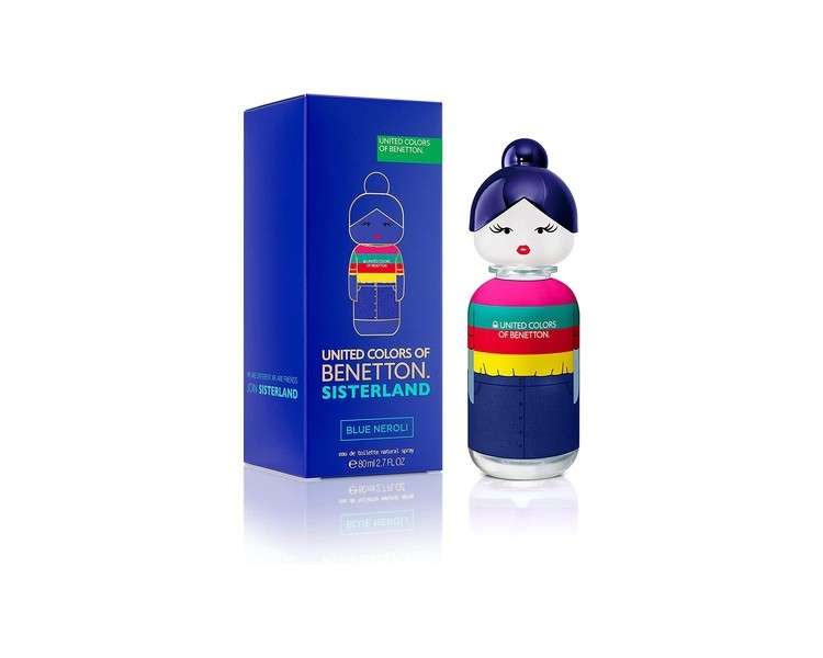 Benetton Sisterland Blue Neroli Eau de Toilette Spray for Women 80ml
