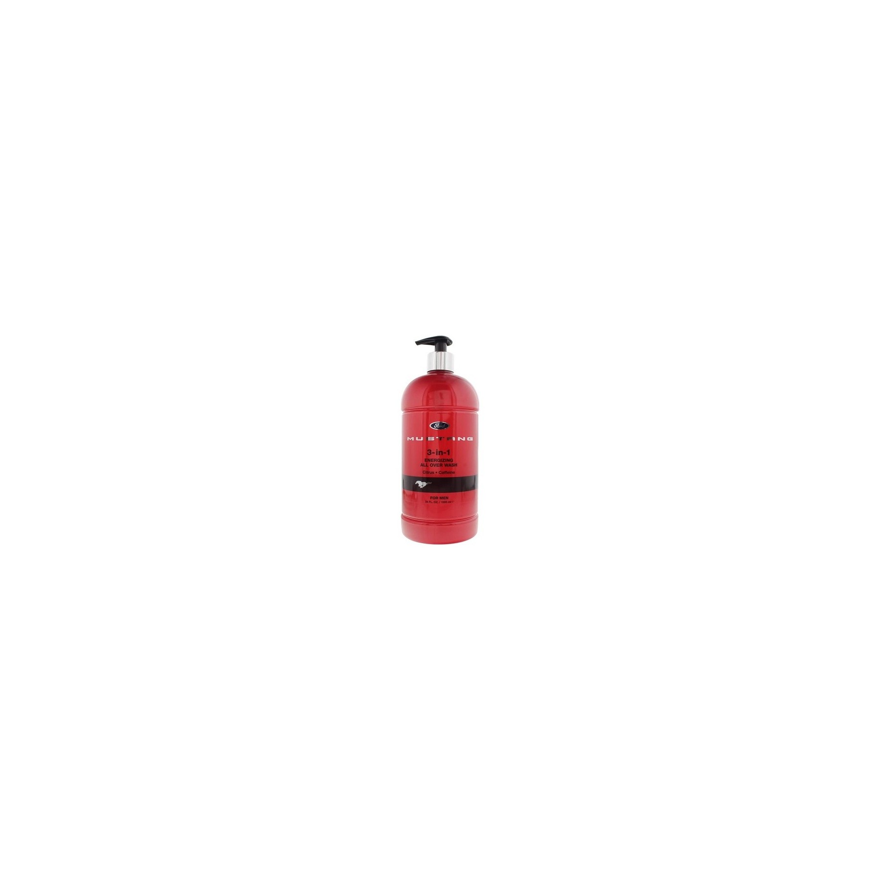 Mustang 3-In-1 Invigorating Body Wash 1000ml Red