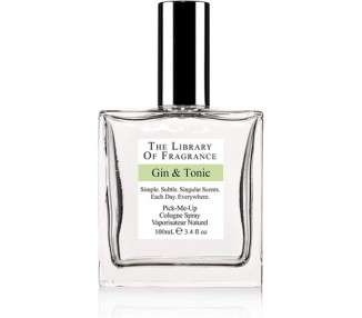 The Library of Fragrance Gin and Tonic Eau De Cologne Spray 100ml