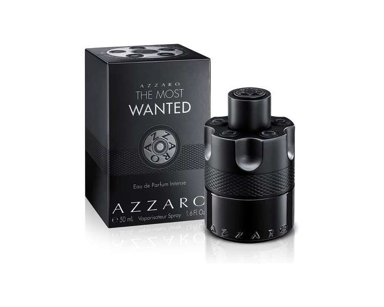 Azzaro The Most Wanted Intense Spicy Fougere Fragrance Perfume For Men 50ml