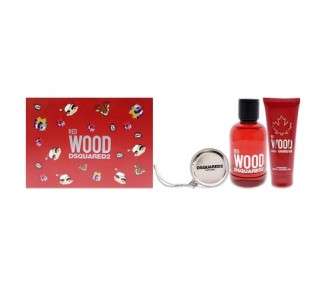 Dsquared2 Red Wood Eau De Toilette Gift set 100ml