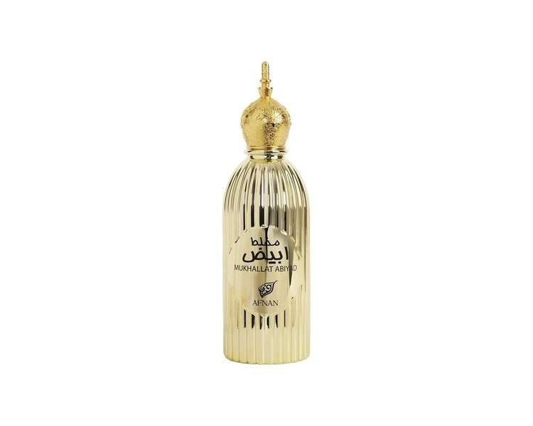 AFNAN Mukhallat Abiyad Oud Perfume Eau De Parfum Spray 100ml Stylish Bottle for Men and Women