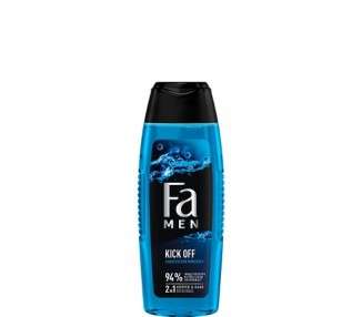 FA MEN 2in1 Shower Gel Kick Off with Refreshing Scent of Aquatic Mint 250ml