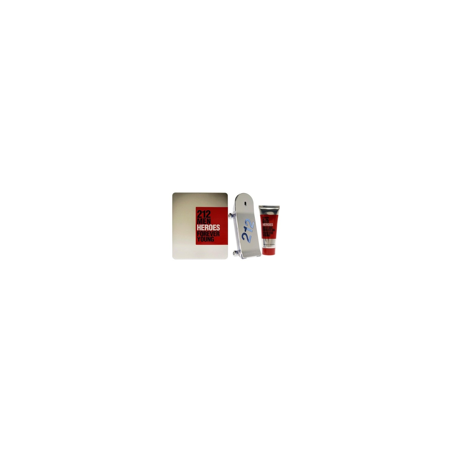 Carolina Herrera 212 Heroes 2 Piece Gift Set: Eau De Toilette 90ml - Body Wash 100ml