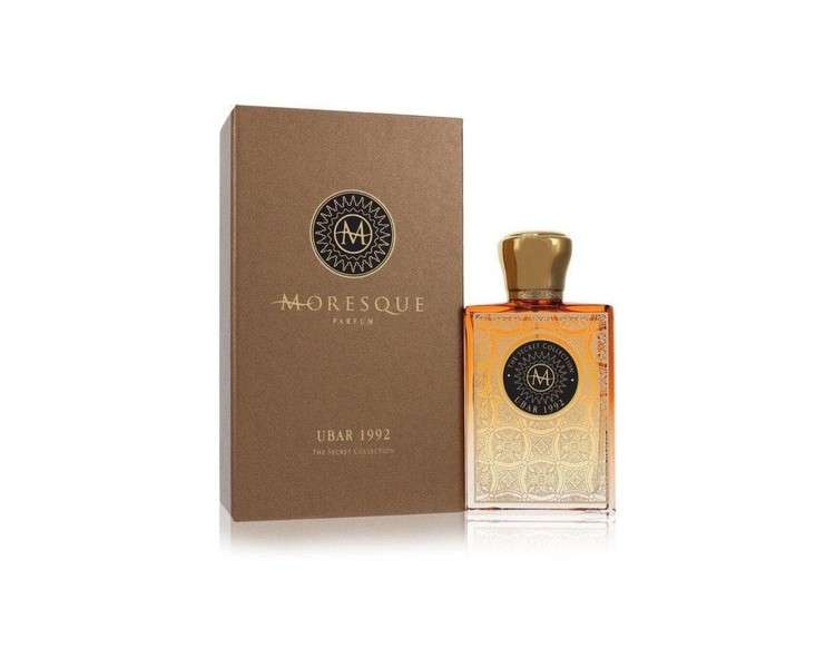 Moresque Ubar 1992 Secret Collection Eau De Parfum Spray 2.5 oz for Men