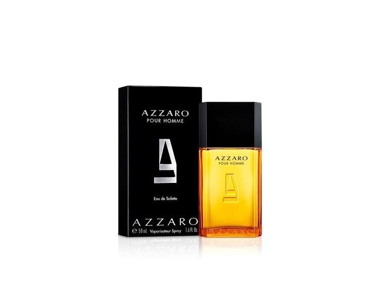 Azzaro Men's Pour Homme Eau De Toilette Spray Woody Fragrance 50ml
