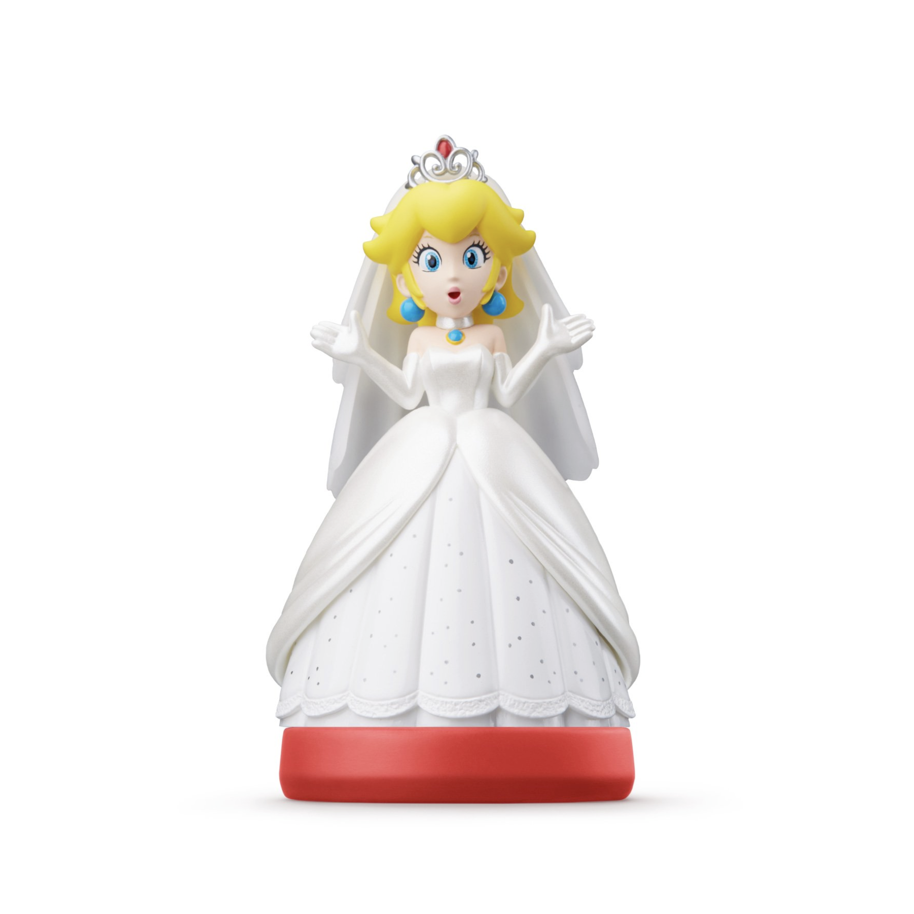 Nintendo Amiibo Peach in wedding outfit (Super Mario Collection)
