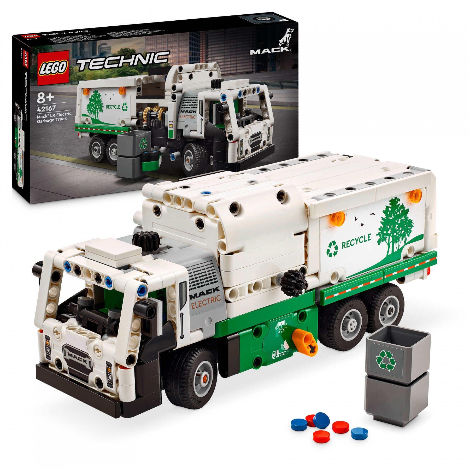 LEGO Technic - Mack® LR Electric Garbage Truck (42167)