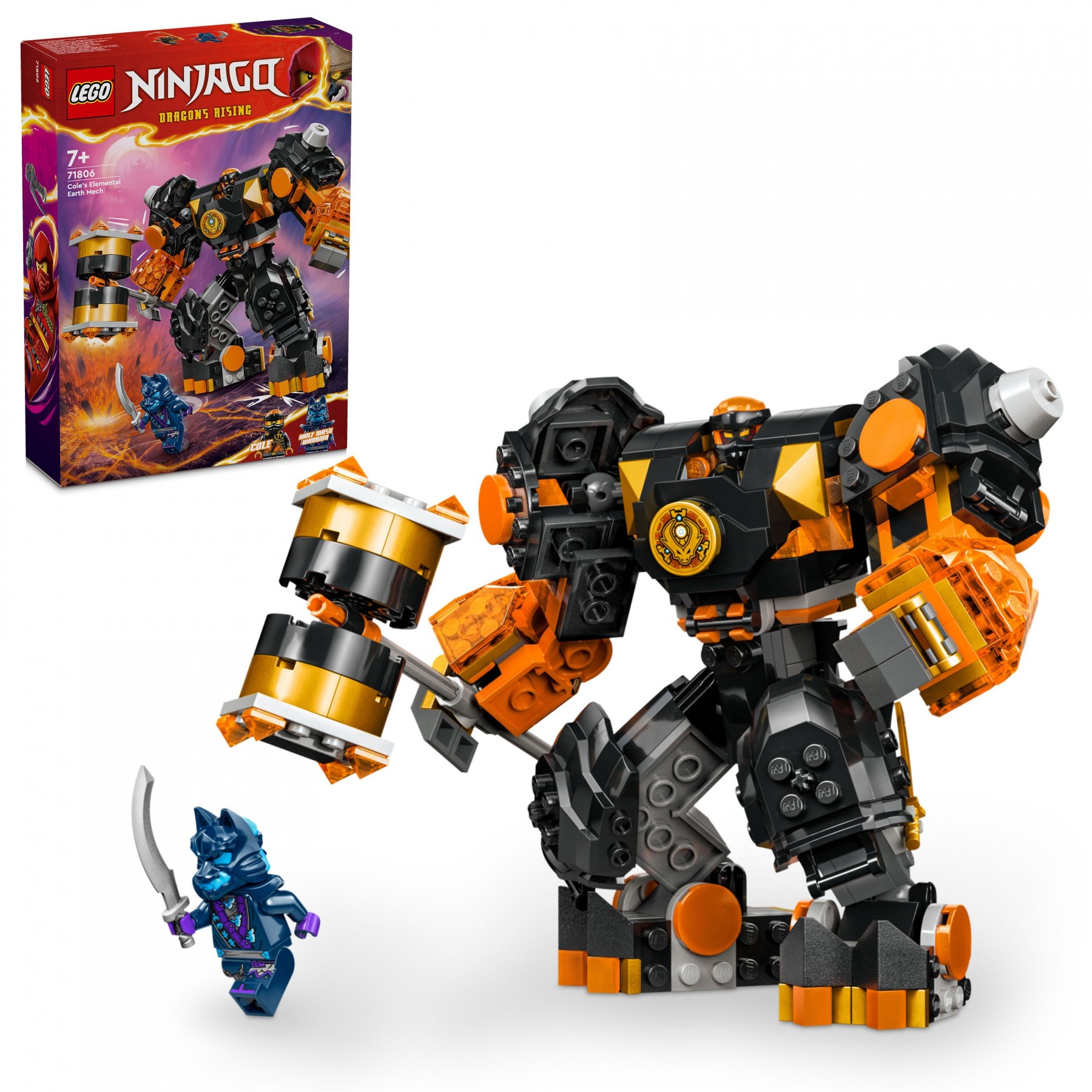 LEGO Ninjago - Cole's Elemental Earth Mech (71806)