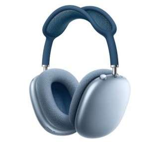 Auriculares bluetooth apple airpods max con funda smart case/ azul cielo