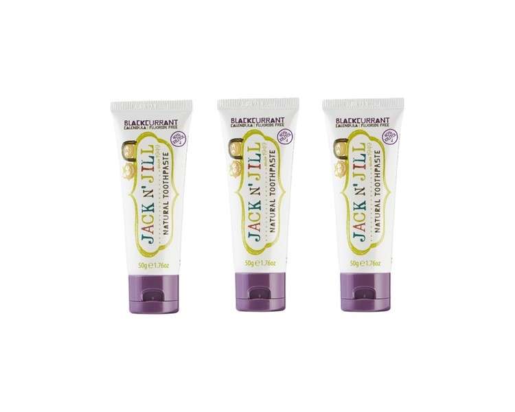 Jack N' Jill Kids Natural Toothpaste Blackcurrant Flavour 50g
