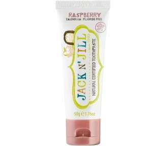 Jack N' Jill Kids Natural Toothpaste Helps Soothe Gums and Fight Tooth Decay 50g Raspberry