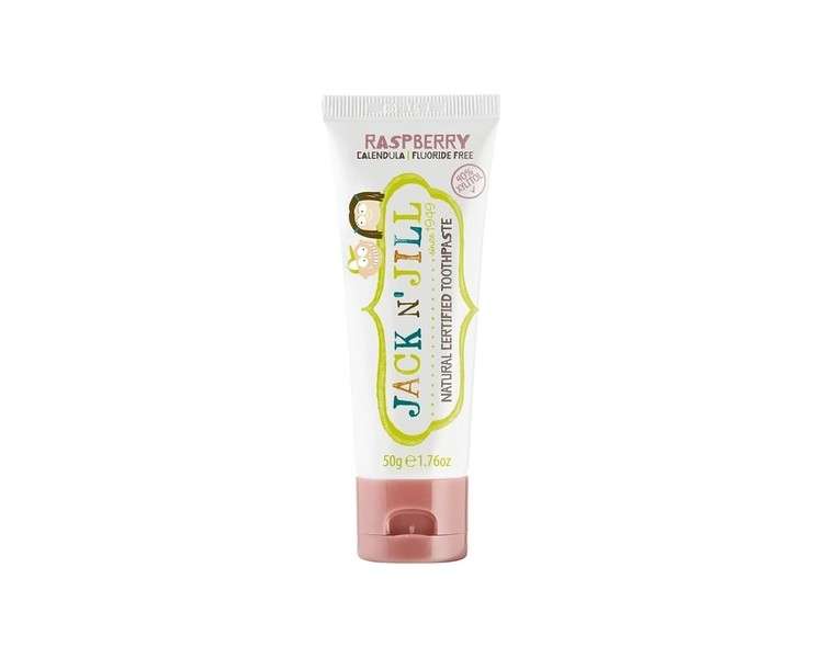 Jack N' Jill Kids Natural Toothpaste Helps Soothe Gums and Fight Tooth Decay 50g Raspberry