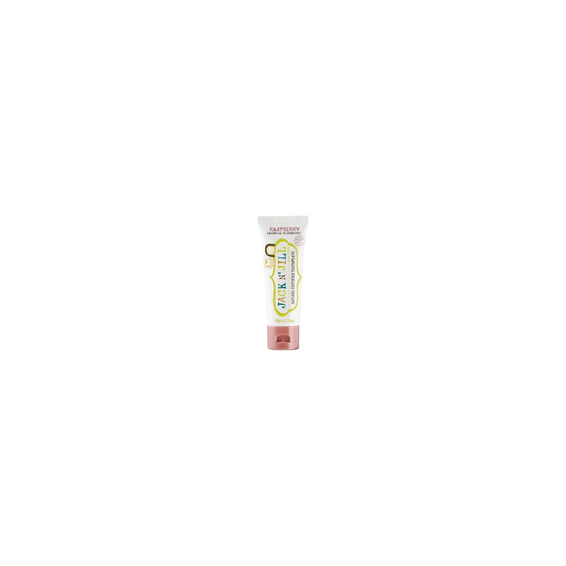 Jack N' Jill Kids Natural Toothpaste Helps Soothe Gums and Fight Tooth Decay 50g Raspberry