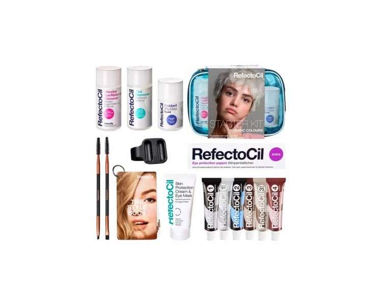 Refectocil Starter Kit Basic Colors Eyebrow Dyeing Starter Set