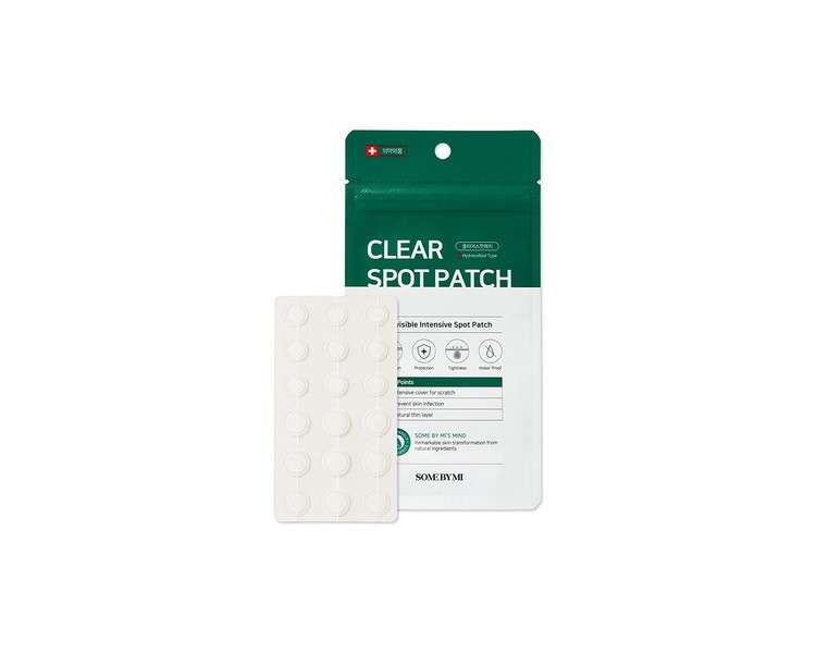 SOME BY MI 30 Days Miracle Clear Spot Patch 18 Count - Invisible Spot Sticker for Sensitive Skin