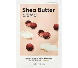 Missha Airy Fit Shea Butter Sheet Mask 19g