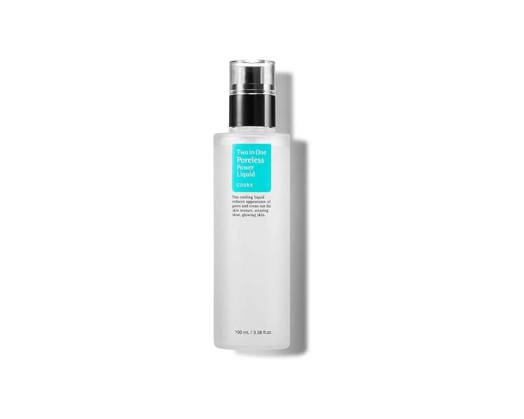 COSRX Two in One Poreless Power Liquid with BHA 3.38fl.oz Facial Moisturizer for Smooth and Clear Skin All Skin Types