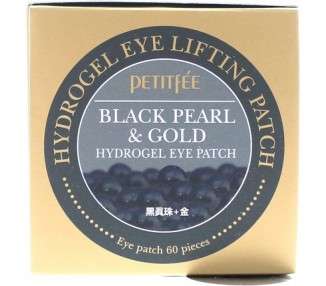 Petitfee Black Pearl & Gold Hydrogel Eye Patch 60 Patches