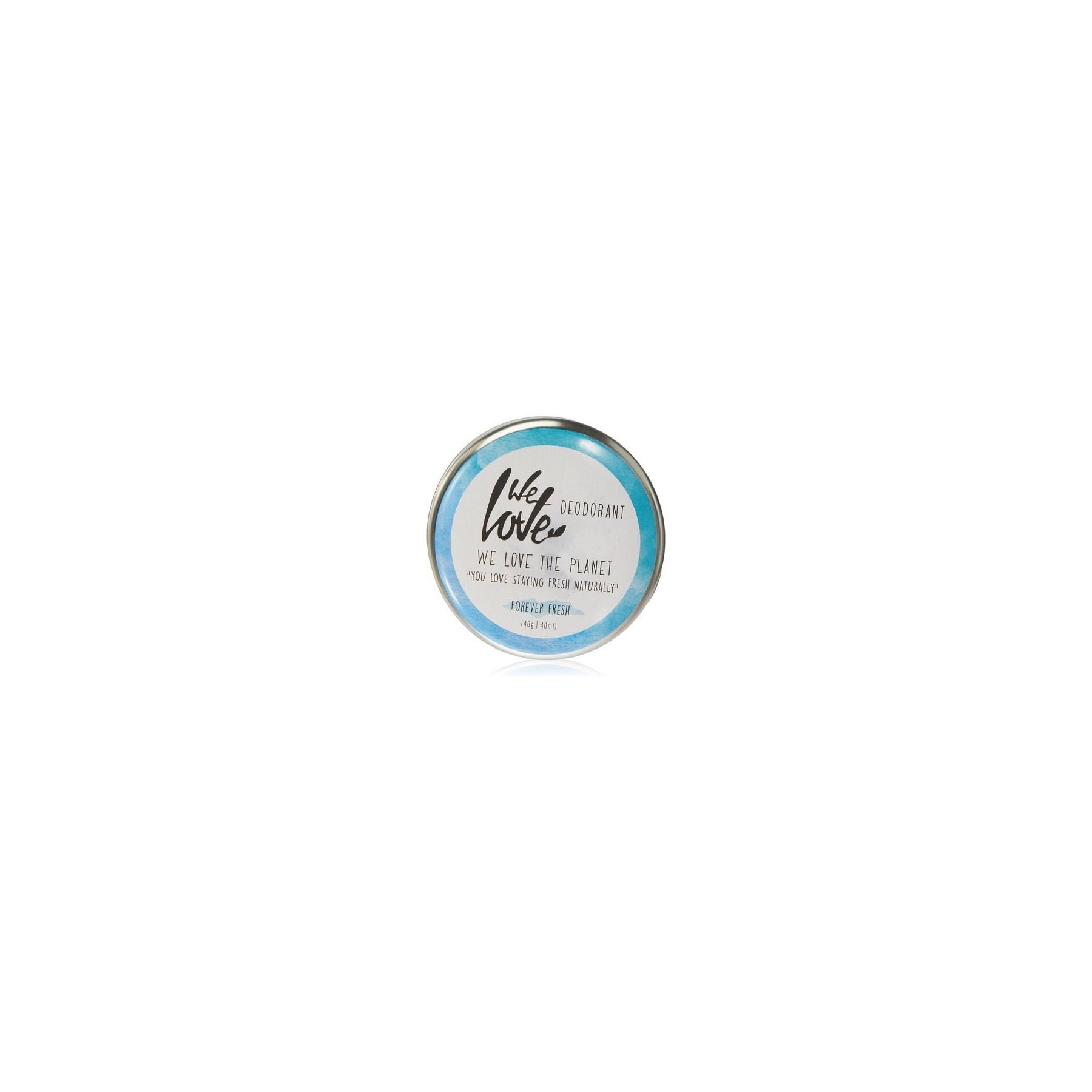 We Love The Planet Tin Forever Fresh Deodorant Cream 48g