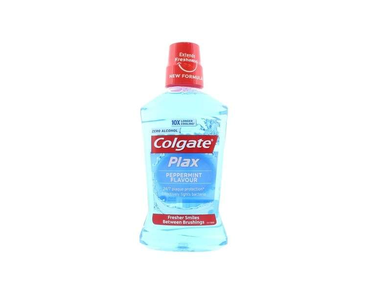 Colgate Plax Peppermint Flavour Mouthwash 500ml