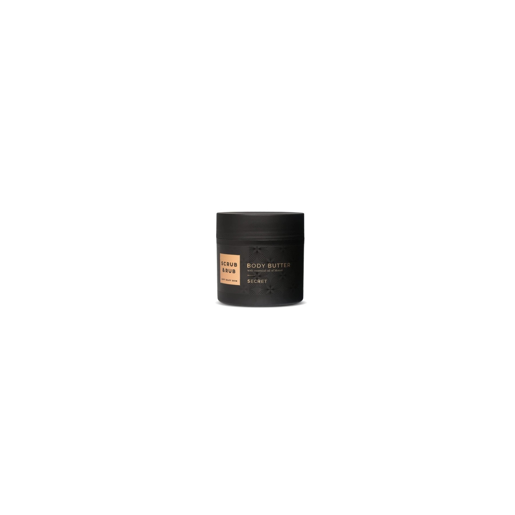 Scrub & Rub Body Butter Secret with Monoi Oil Cocoa Butter and Coconut Oil 200ml