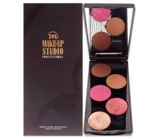 Make-Up Studio Professional Amsterdam Shape & Glow Cheek Palette in Pink