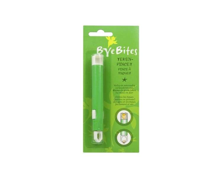 ByeBites Tick Tweezer Plastic 2-in-1