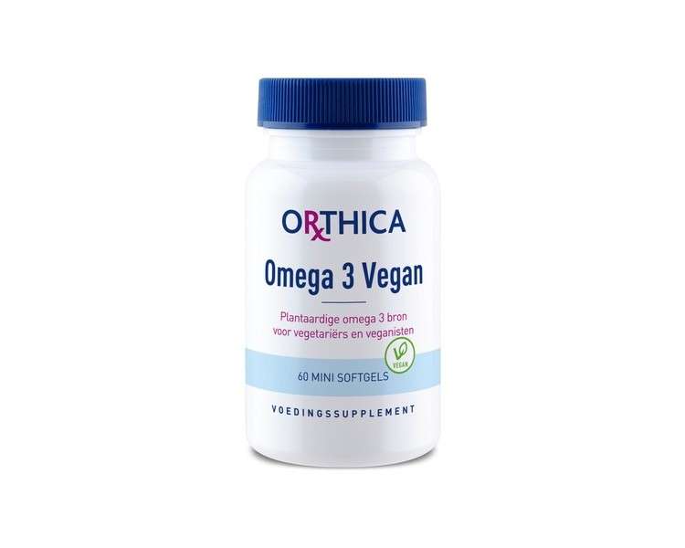 Orthica Omega 3 Vegan Fish Oil - 60 Mini Softgels