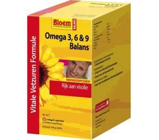 Bloem Omega 3 6 & 9 Balance 96 Softgels