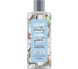 Love Beauty And Planet Coconut Water and Mimosa Flower Vegan Shower Gel Radical Refresher Energising Freshness 500ml