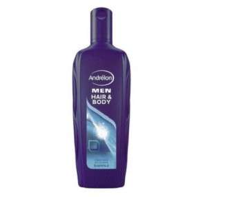 Andrelon Men Shampoo Hair & Body with Eucalyptus/Aloe Vera 300ml