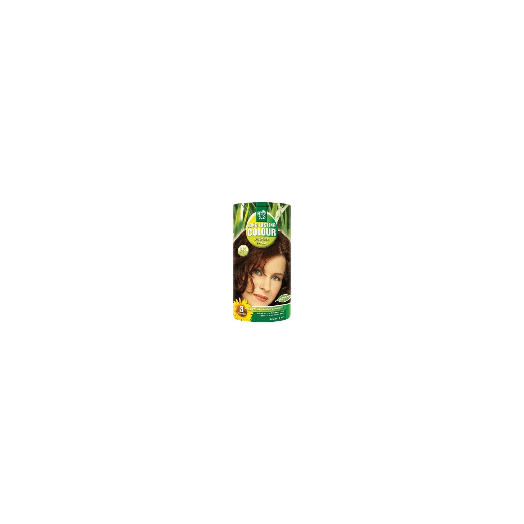 Hennaplus 49144 Long Lasting Colour 5.35 Chocolate Brown