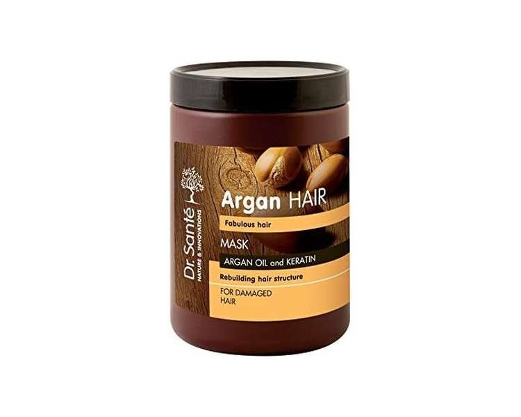 Fabulous Hair Mask Argan Oil and Keratin for Damaged Hair 1000ml Dr. Sante / 5124