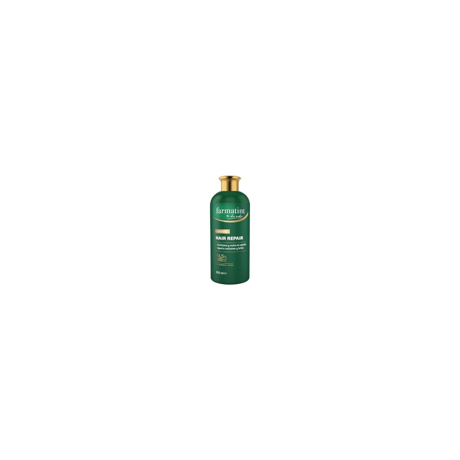 Farmatint Shampoo 96.5% Natural Ingredients Strengthens and Nourishes Hair - 250ml