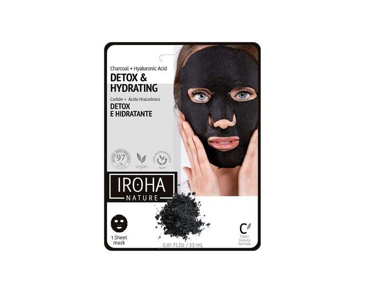 Iroha Nature Charcoal Detox Sheet Mask