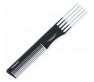 Termix Professional Titanium Comb with Metal Pintail for Crepe Hair and Precision Finishes