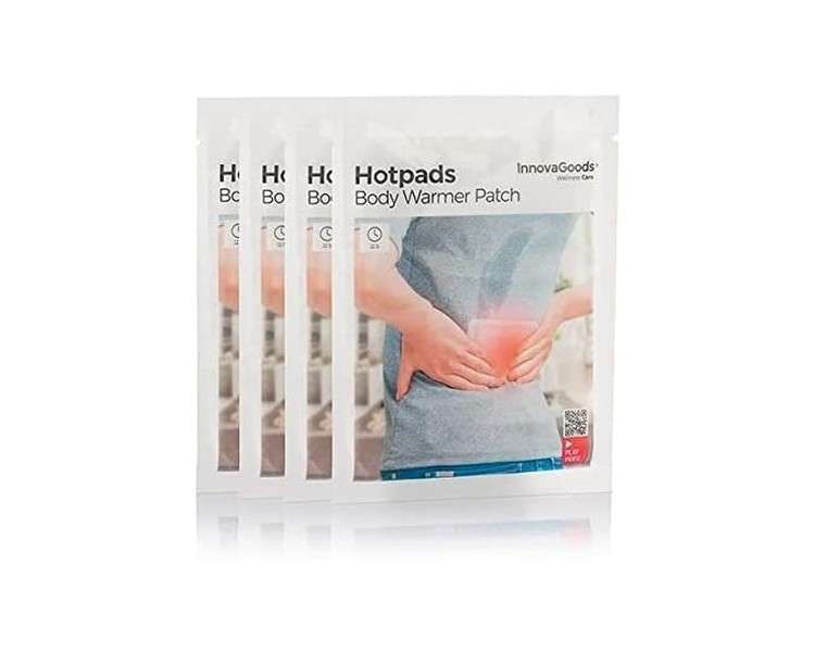Innovagoods Hotpads Adhesive Body Heat Patches 4 Units 240g - Pack of 4