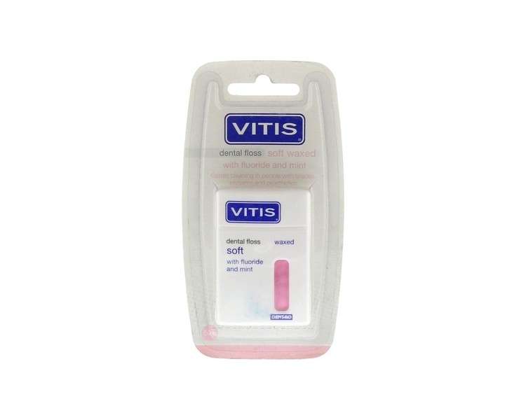 Vitis Dental Floss Soft Waxed with Fluoride and Mint