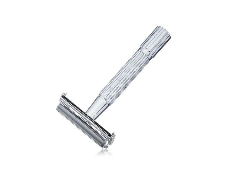 Beter Classic Metal Safety Razor Set with 5 Stainless Steel Replacement Blades