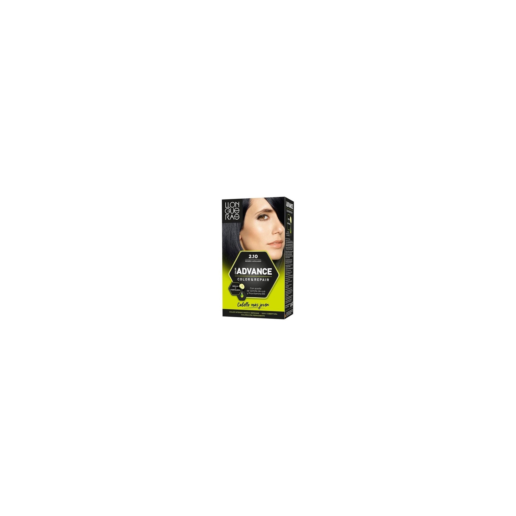LLONGUERAS Color Advance Hair Colour Number 2.10 Blue Black