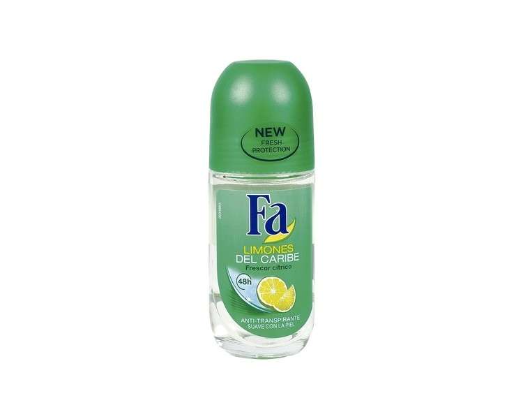 Fa deodorant roll-on crystal 50 ml. Caribbean Lemon