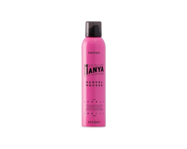 Kemon Hair Manya Marvel Mousse 250ml for Professional Hair Styling and Added Volume