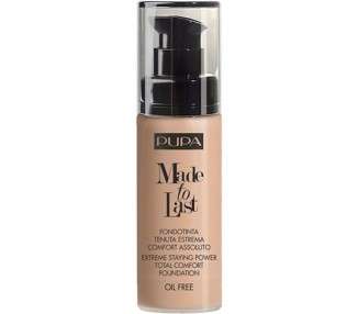 Pupa Made to Last Foundation 060 Golden Beige 30ml