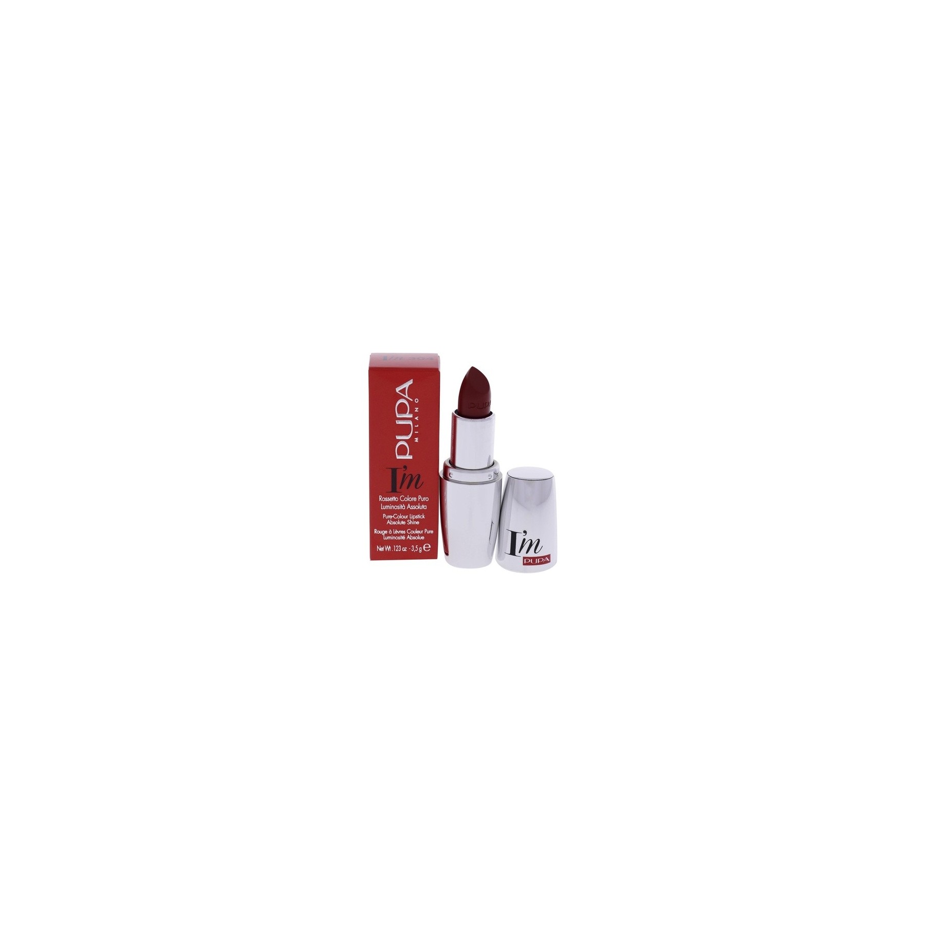 Pupa Milano I'm Pure Lipstick - 304 Red Tango 3.5g