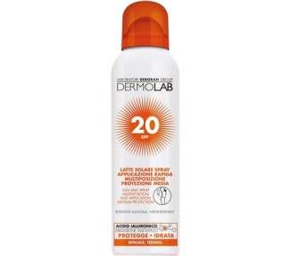 DERMOLAB Sun Fp20 Milk Spray 150ml - Skin Care Product